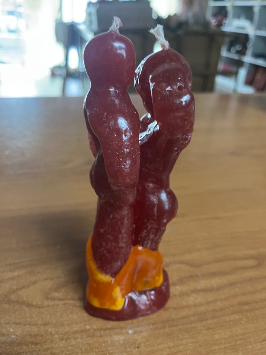 Vela pareja de fuego